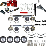 14,000 lb. Brake Axle Trailer Kit (both axles with brakes)