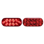6” Oval Sealed LED Stop/Turn/Tail Light (10 diodes) STL-72RBK
