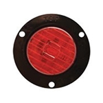 Red 2" Round Flange Mount LED Marker/Clearance Light - MCL-52RBK