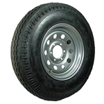 16" Silver Modular and Radial Tire ST23580R16E with a 6-5.5" Bolt Circle - 128700GCCWT52-PMK