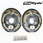 Pair of 12"x2" TruRyde® Self-Adjusting Electric Brake Assemblies for 5,200 lbs. to 7,000 lbs. Trailer Axles - 23134AUTO-IPS