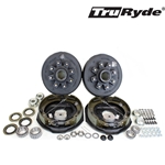 8-6.5" Bolt Circle 7,000 lbs. TruRyde® Trailer Axle Self-Adjusting Electric Brake Kit