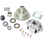 UFP Disc Brake Wheel End Kit, 6,000 lbs., Zinc Hub & Rotor, Aluminum Caliper - K71-090-05