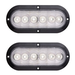 FLEET Count™ 6” Oval Sealed LED Utility Light for Surface Mount Pair