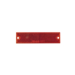 Red Thinline Self Adhesive/Screw Mount Reflector