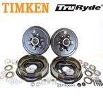 6-5.5" Bolt Circle 5,200 lbs. TruRyde® Trailer Axle Electric Brake Kit with Timken Bearings - BK13ELE-TK