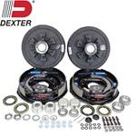 Dexter® 6-5.5" Bolt Circle 5,200 lbs. Trailer Axle Electric Brake Kit