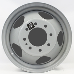 2008-2010 SIERRA/SILVERADO 3500 17" x 6.5" Replacement Dual Steel Wheel - X41784
