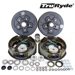 5-4.5" Bolt Circle 3,500 lbs. TruRyde® Trailer Axle Self-Adjusting Electric Brake Kit - BK545ELEAUTO-IPS