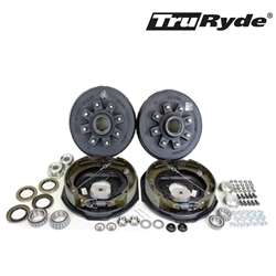 8-6.5" Bolt Circle 9/16" Stud  TruRyde® 7k Axle Self-Adjusting Electric Brake Kit - BK42865ELEAUTO-916