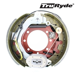 12-1/4" x 3-3/8" Left hand TruRyde® Electric Brake assembly for 9-10k Dexter or Lipper Trailer Axle - SWW023-450-00