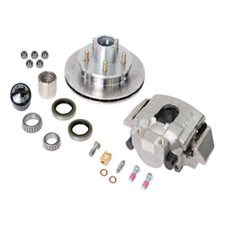 UFP Disc Brake Wheel End Kit, 3,750 lbs., Zinc/Stainless steel Hub & Rotor, Stainless Steel Caliper - K71-088-05