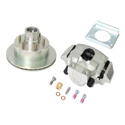 UFP Disc Brake Axle Kit, 6,000 lbs., Zinc Hub & Rotor, Zinc Caliper - K71-089-02