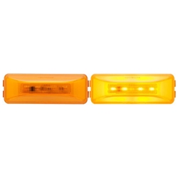 Amber GloLight ®  Thinline Sealed LED Marker/Clearance Light - MCL165ABK