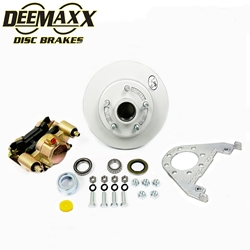 DeeMaxx® 3,500 lbs. Disc Brake Kit for One Wheel with Gold Zinc Caliper - DM35KGOLD
