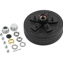 Dexter Pre-Greased Easy Assemble 5 on 5" Hub and Drum for 3,500 lbs. Trailer Axle - K08-249-1G