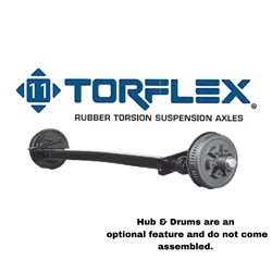 5,200 lb. #11 Dexter® Torflex® Rubber Torsion Suspension Trailer Axle Beam